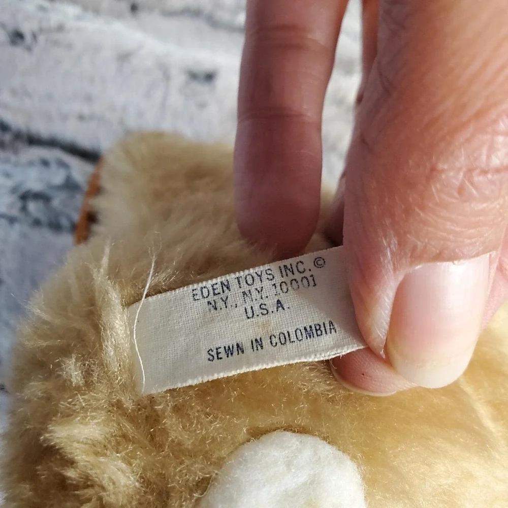 Vintage Eden Toys TAN BUNNY‎ RABBIT 10